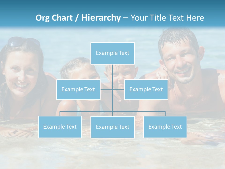 Dad Sky Child PowerPoint Template