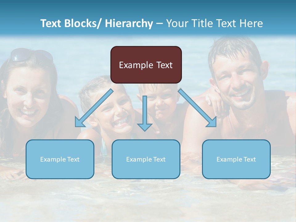 Dad Sky Child PowerPoint Template