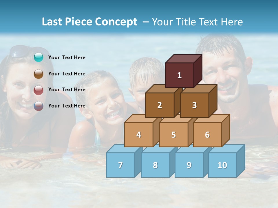 Dad Sky Child PowerPoint Template