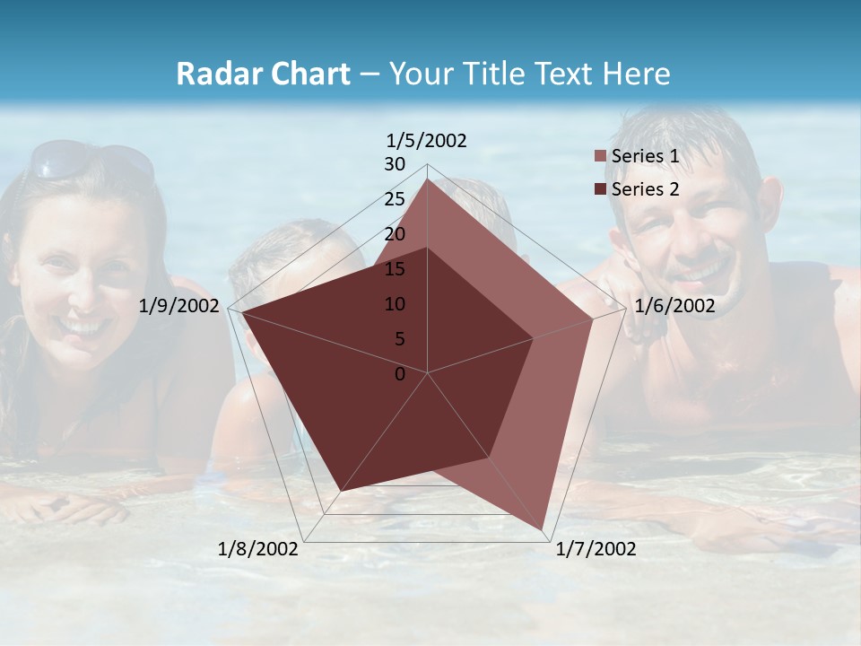 Dad Sky Child PowerPoint Template