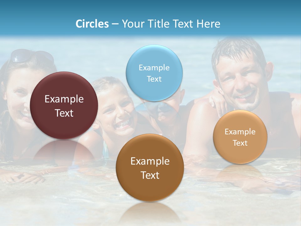 Dad Sky Child PowerPoint Template