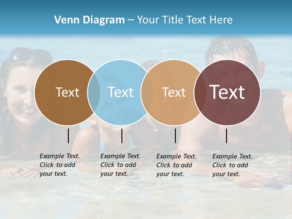 Dad Sky Child PowerPoint Template