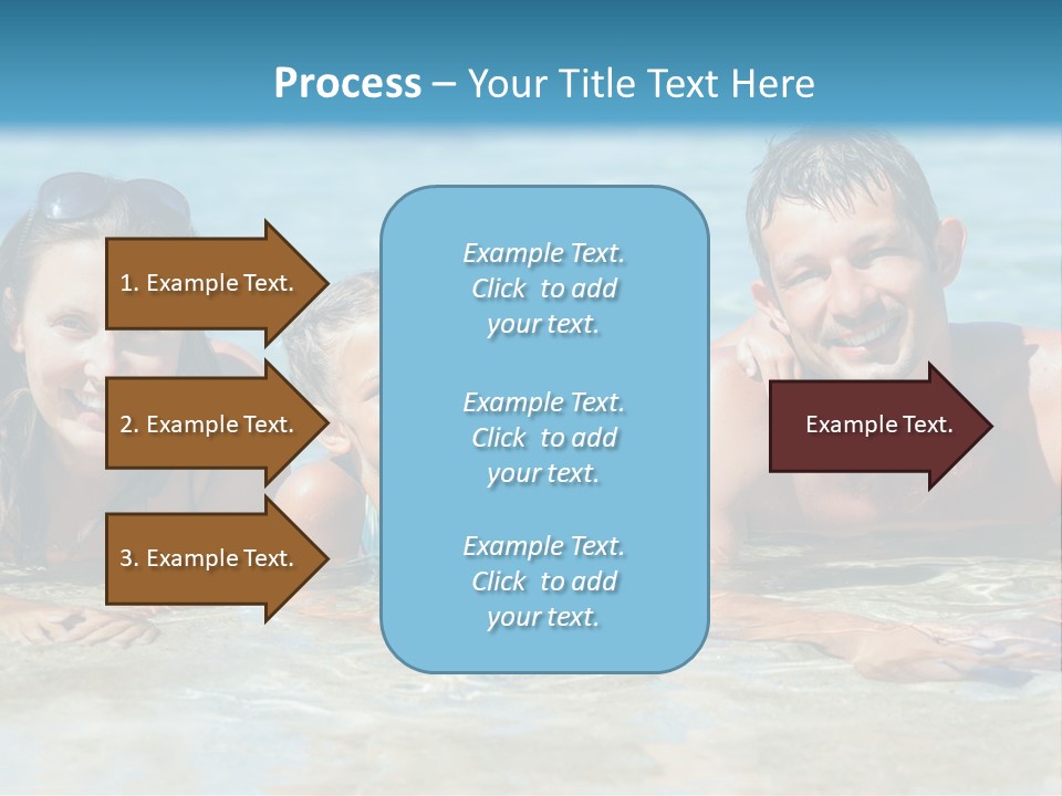 Dad Sky Child PowerPoint Template