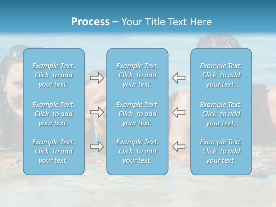 Dad Sky Child PowerPoint Template