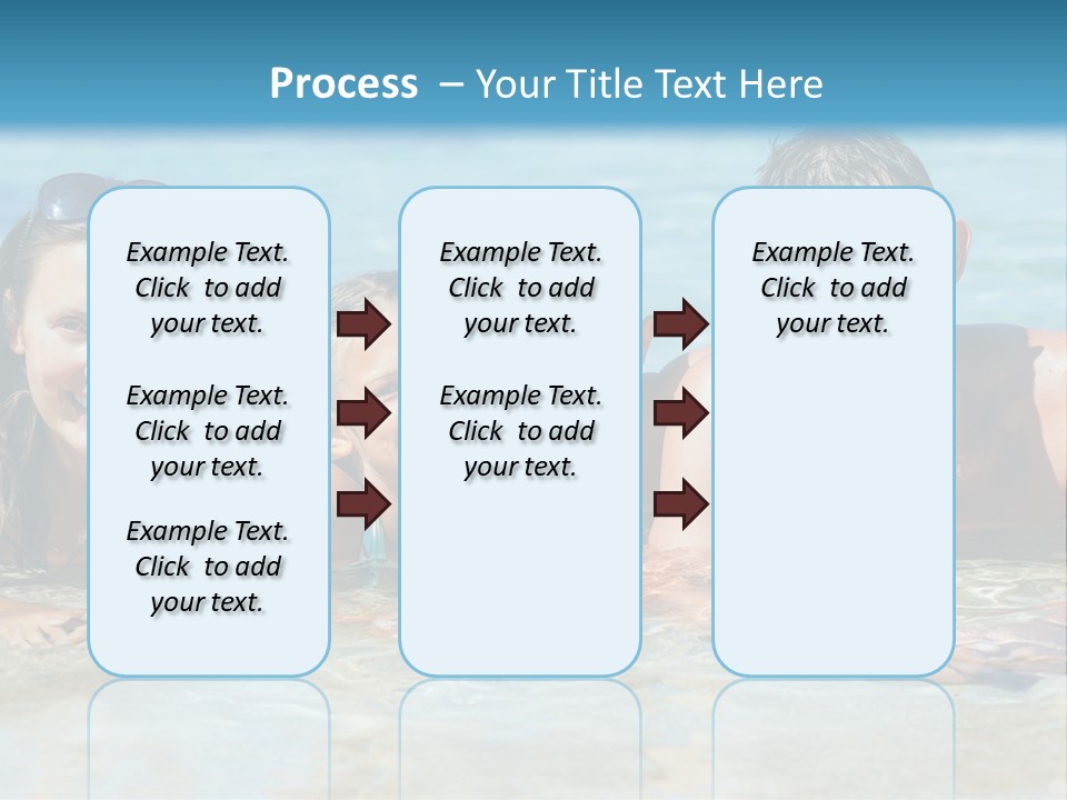 Dad Sky Child PowerPoint Template