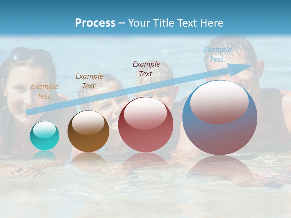 Dad Sky Child PowerPoint Template