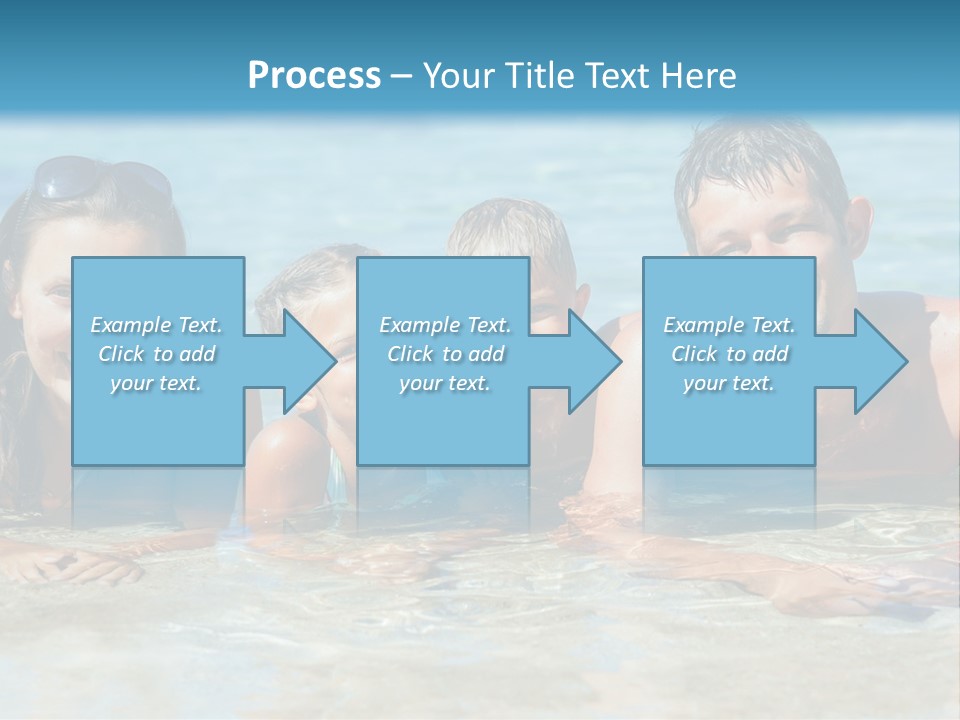 Dad Sky Child PowerPoint Template