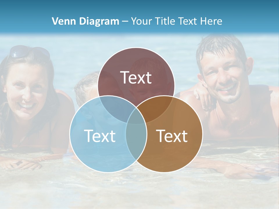 Dad Sky Child PowerPoint Template