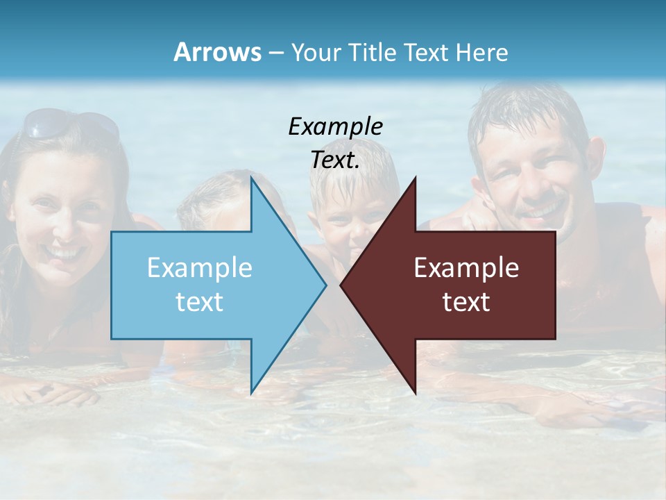 Dad Sky Child PowerPoint Template