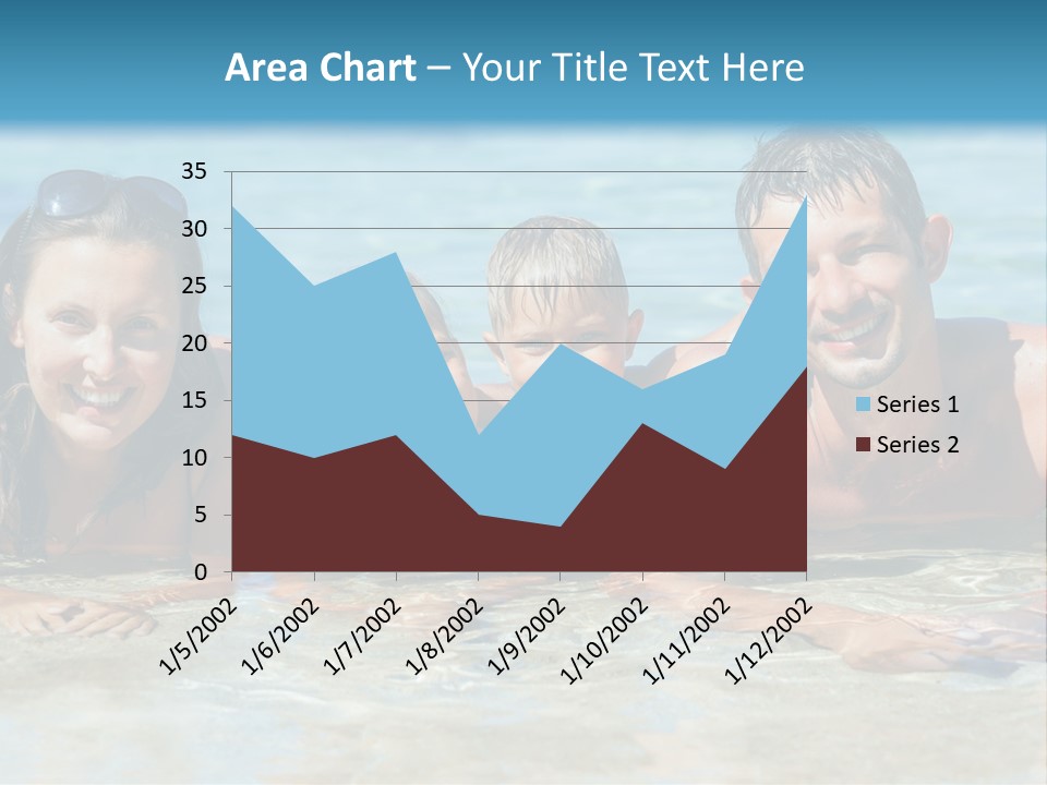 Dad Sky Child PowerPoint Template