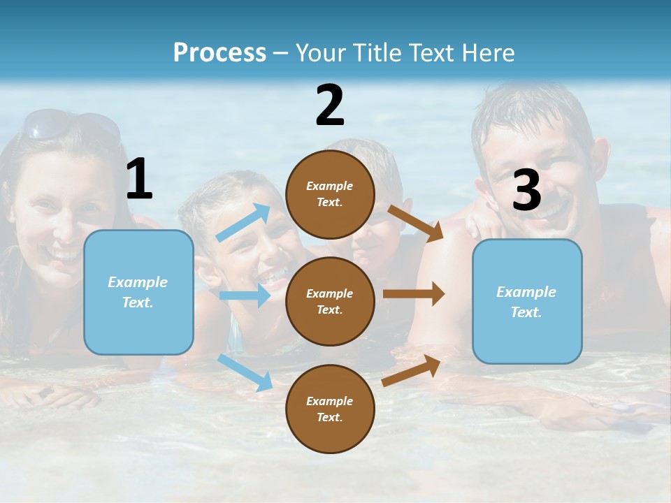 Dad Sky Child PowerPoint Template