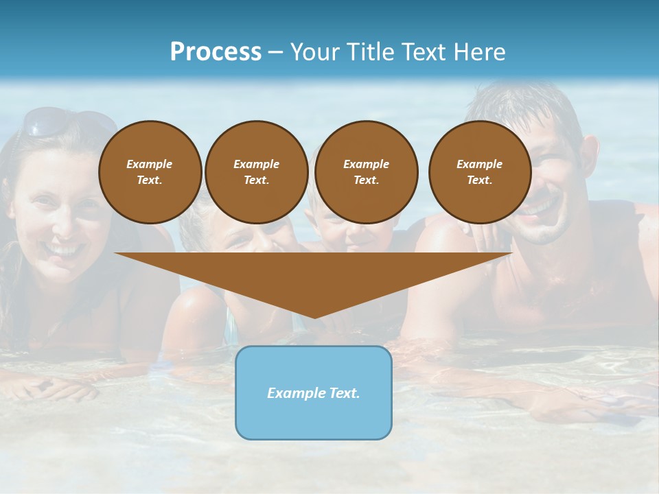 Dad Sky Child PowerPoint Template