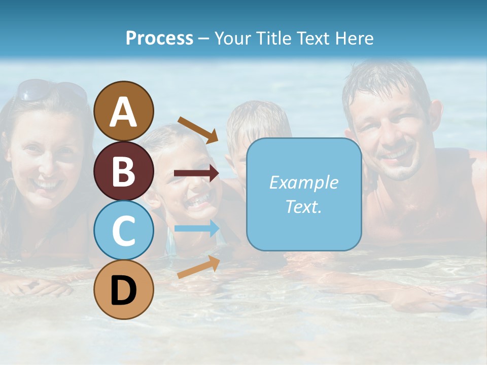 Dad Sky Child PowerPoint Template