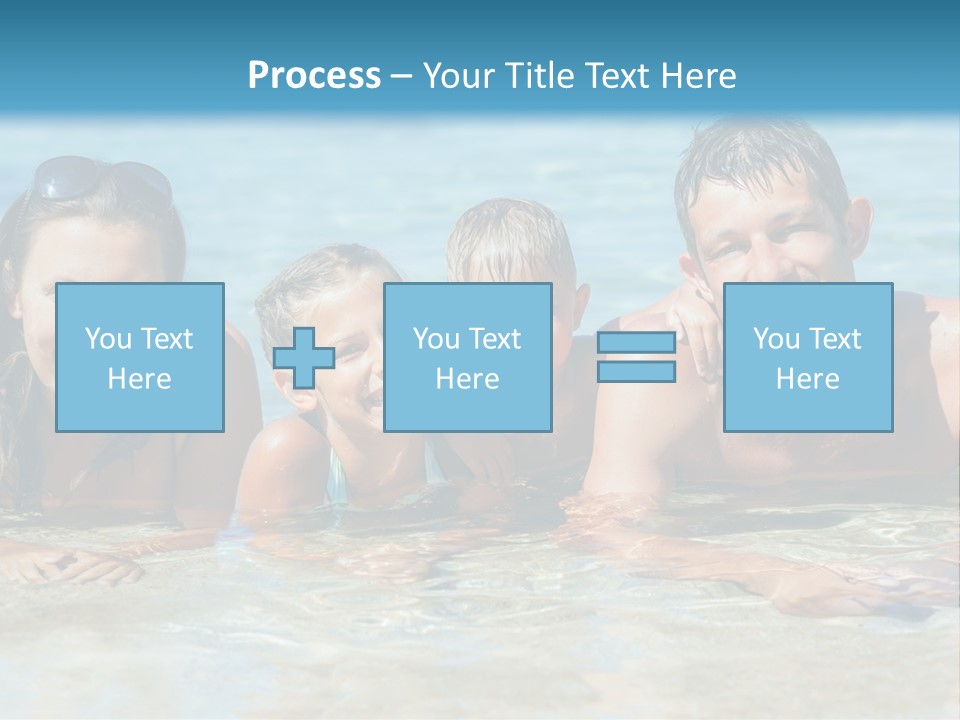 Dad Sky Child PowerPoint Template