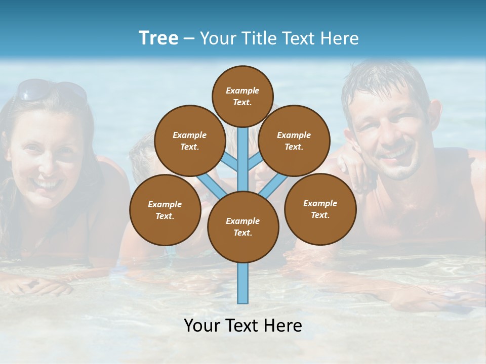 Dad Sky Child PowerPoint Template