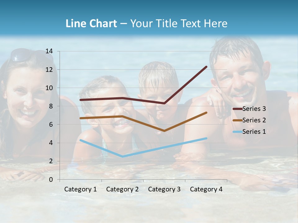 Dad Sky Child PowerPoint Template