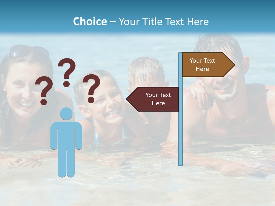 Dad Sky Child PowerPoint Template