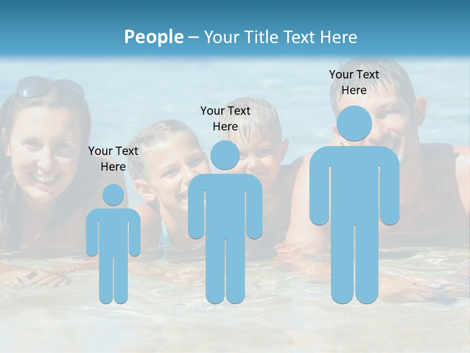 Dad Sky Child PowerPoint Template