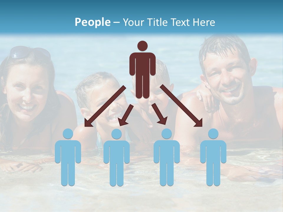 Dad Sky Child PowerPoint Template