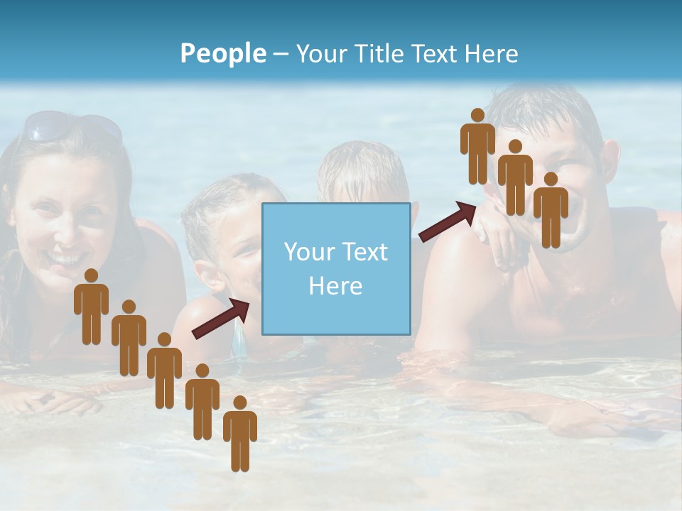 Dad Sky Child PowerPoint Template