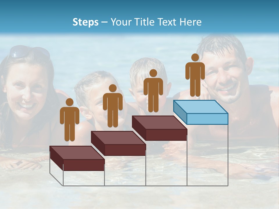 Dad Sky Child PowerPoint Template