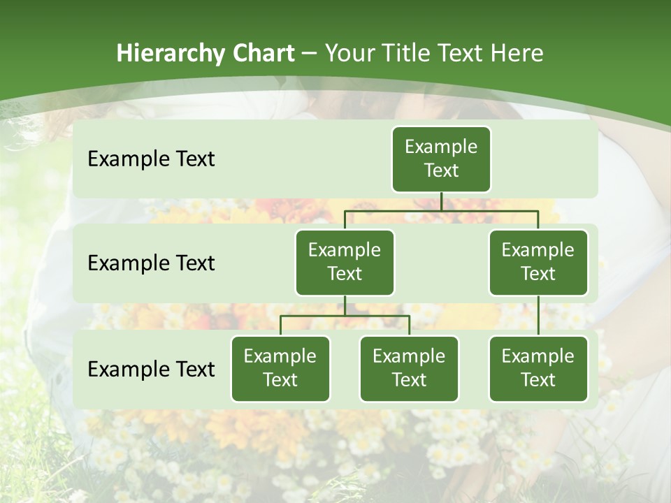 A Woman Holding A Child And A Bouquet Of Flowers PowerPoint Template