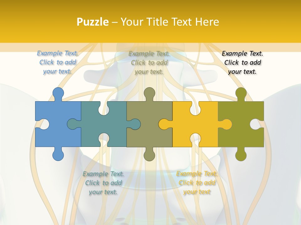 Prolapse Nerve Canal PowerPoint Template