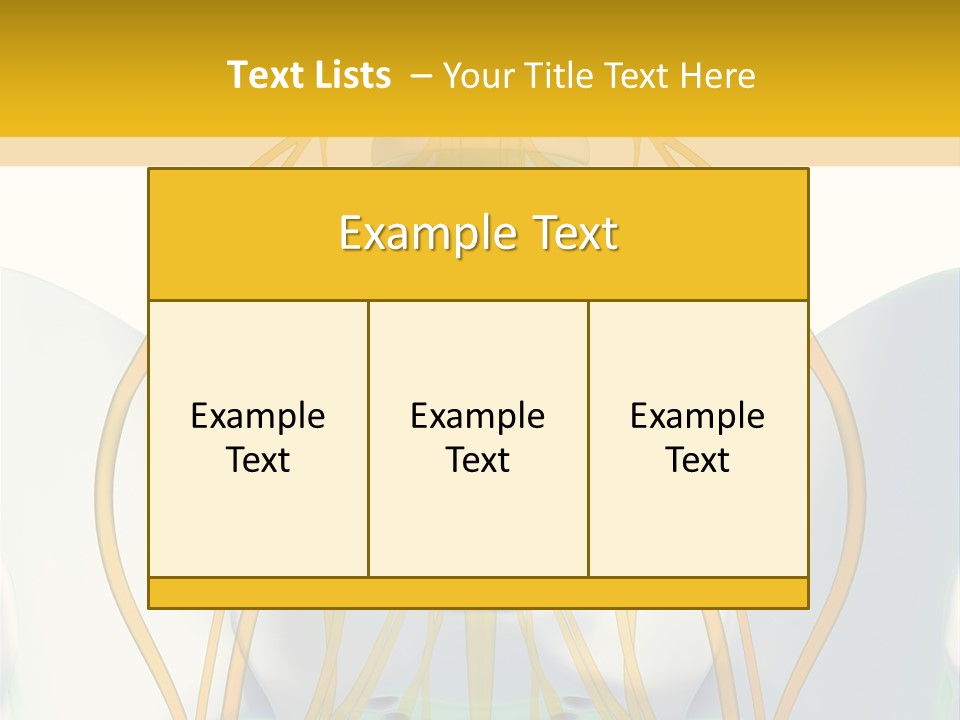 Prolapse Nerve Canal PowerPoint Template