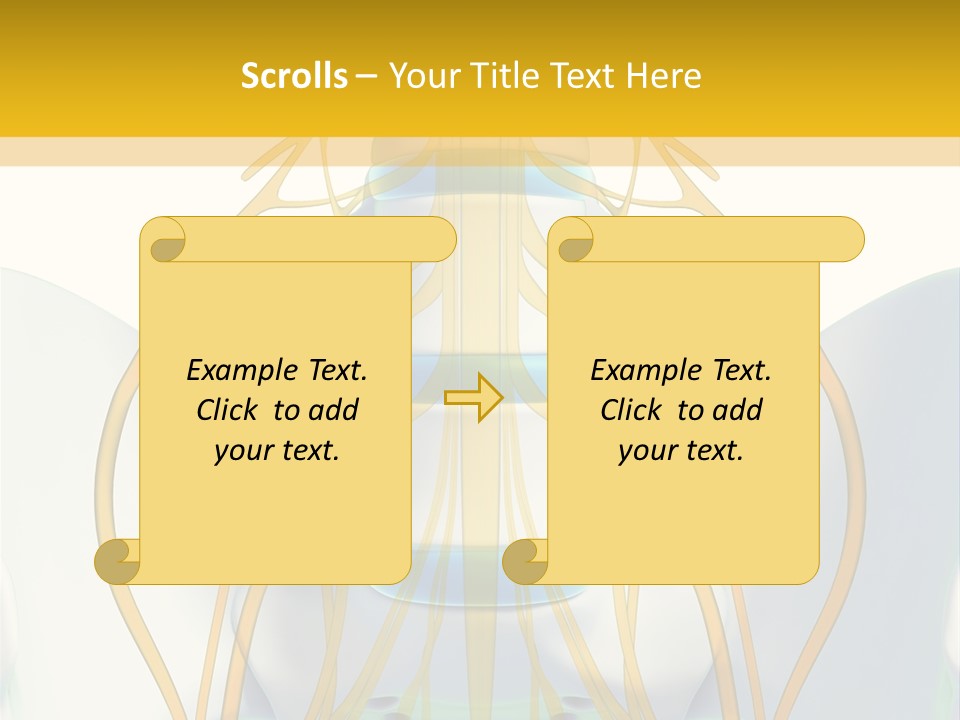 Prolapse Nerve Canal PowerPoint Template