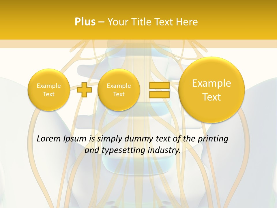 Prolapse Nerve Canal PowerPoint Template