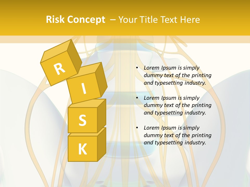 Prolapse Nerve Canal PowerPoint Template