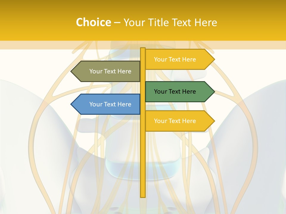 Prolapse Nerve Canal PowerPoint Template