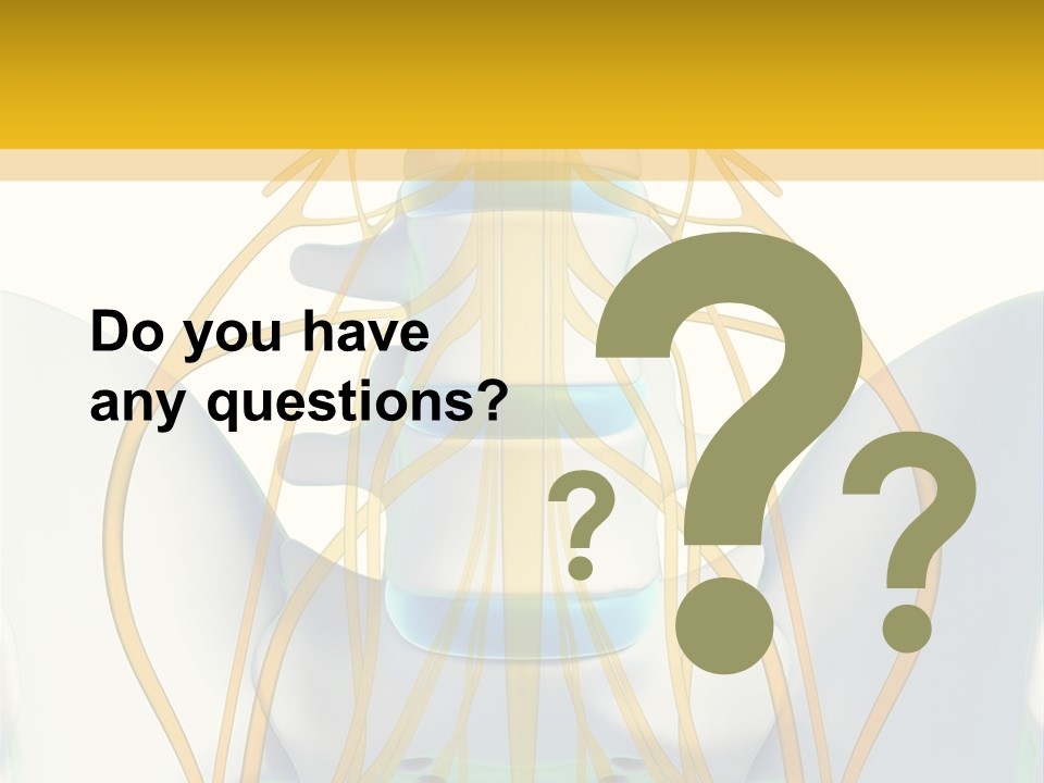 Prolapse Nerve Canal PowerPoint Template