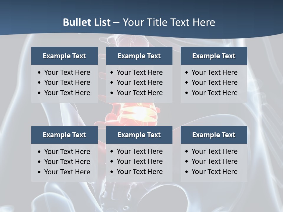 Prolapse Nerve Canal PowerPoint Template