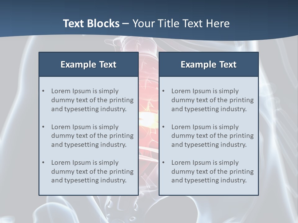 Prolapse Nerve Canal PowerPoint Template