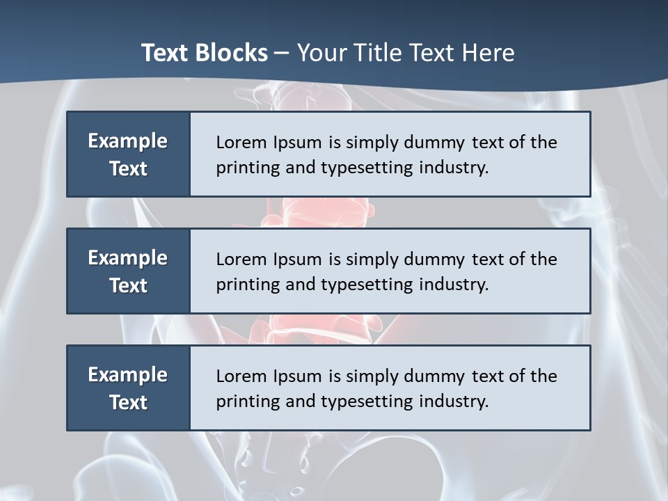 Prolapse Nerve Canal PowerPoint Template