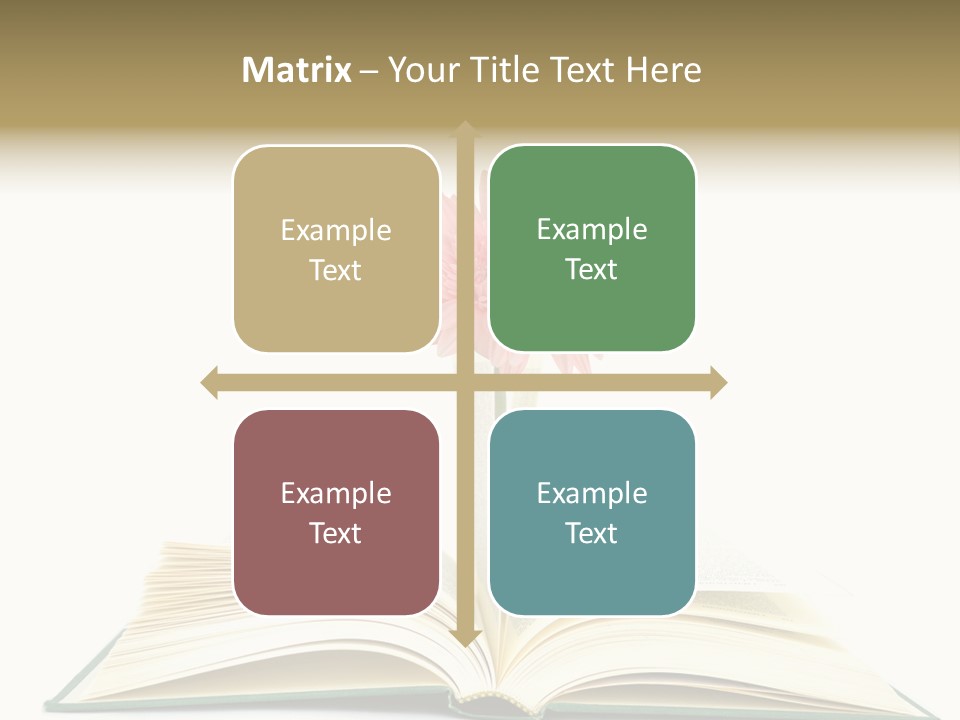 Isolated Textbook Background PowerPoint Template