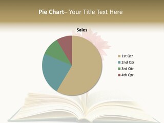 Isolated Textbook Background PowerPoint Template