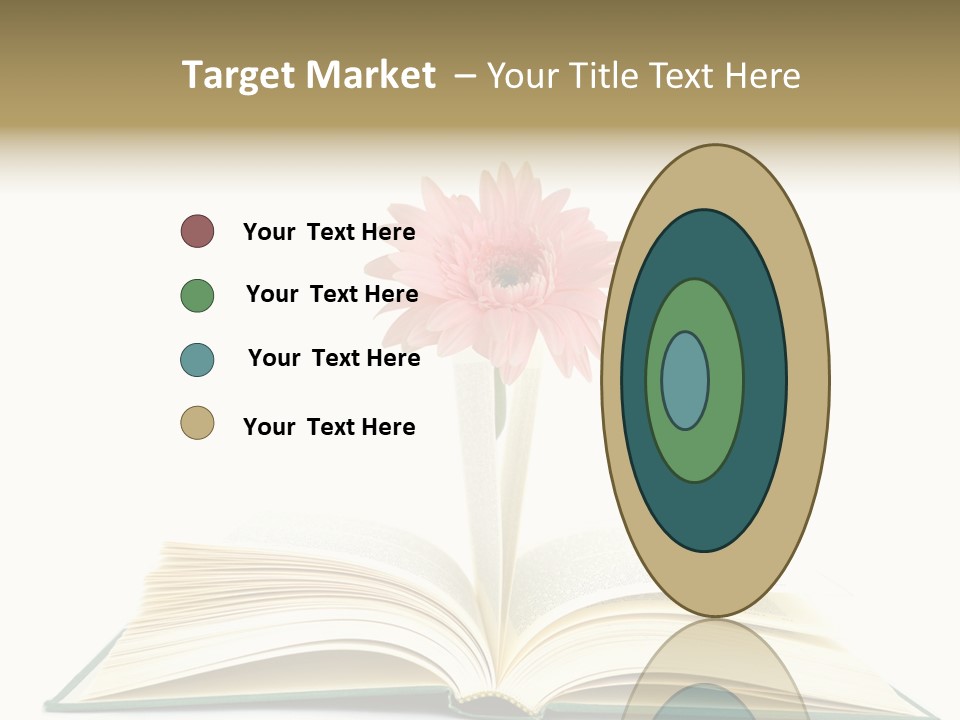 Isolated Textbook Background PowerPoint Template