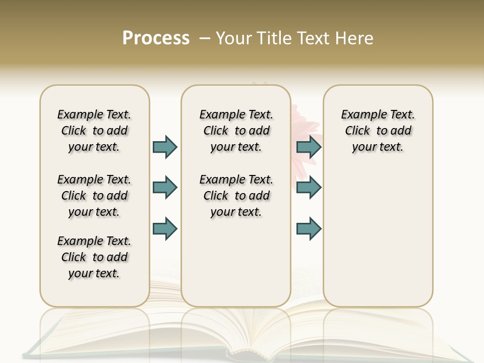 Isolated Textbook Background PowerPoint Template