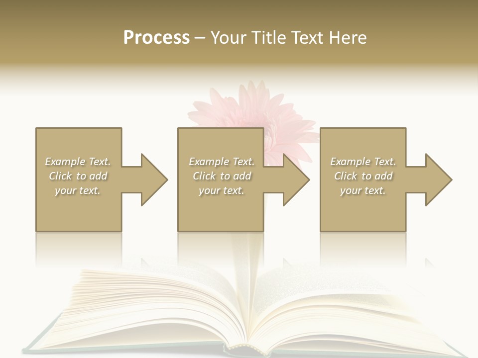 Isolated Textbook Background PowerPoint Template