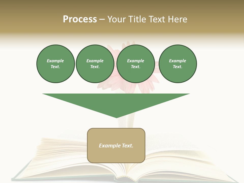 Isolated Textbook Background PowerPoint Template