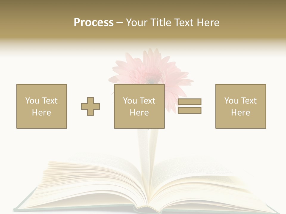 Isolated Textbook Background PowerPoint Template