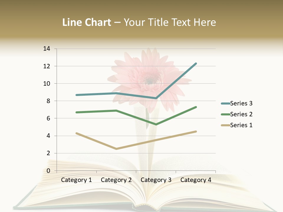 Isolated Textbook Background PowerPoint Template