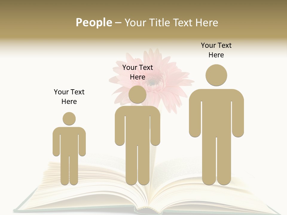 Isolated Textbook Background PowerPoint Template