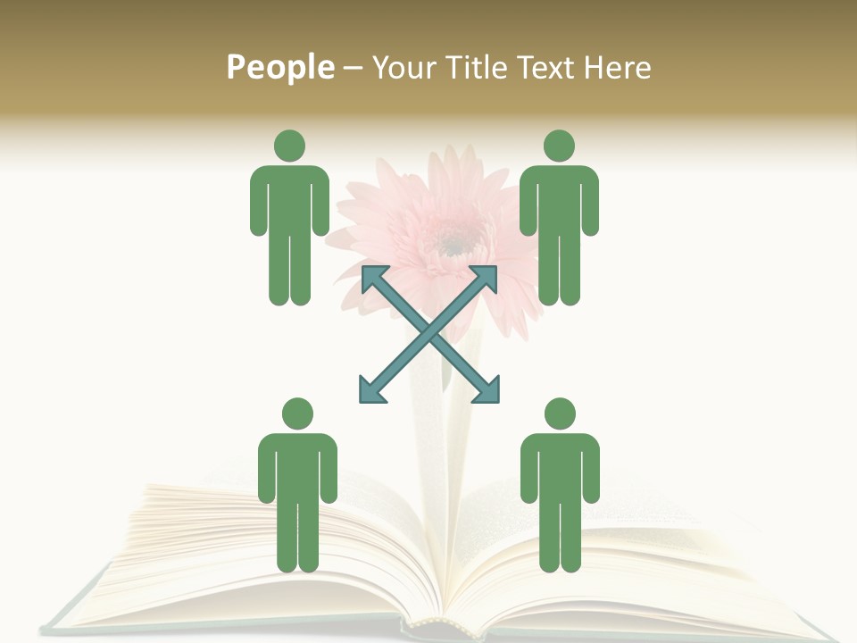 Isolated Textbook Background PowerPoint Template