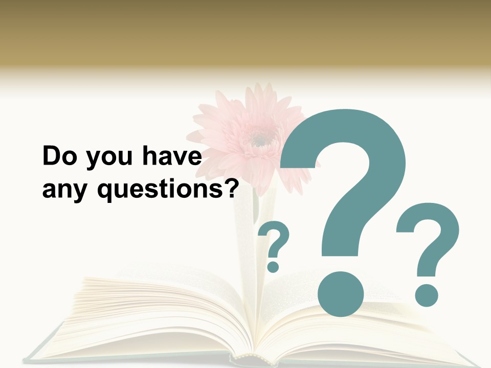 Isolated Textbook Background PowerPoint Template