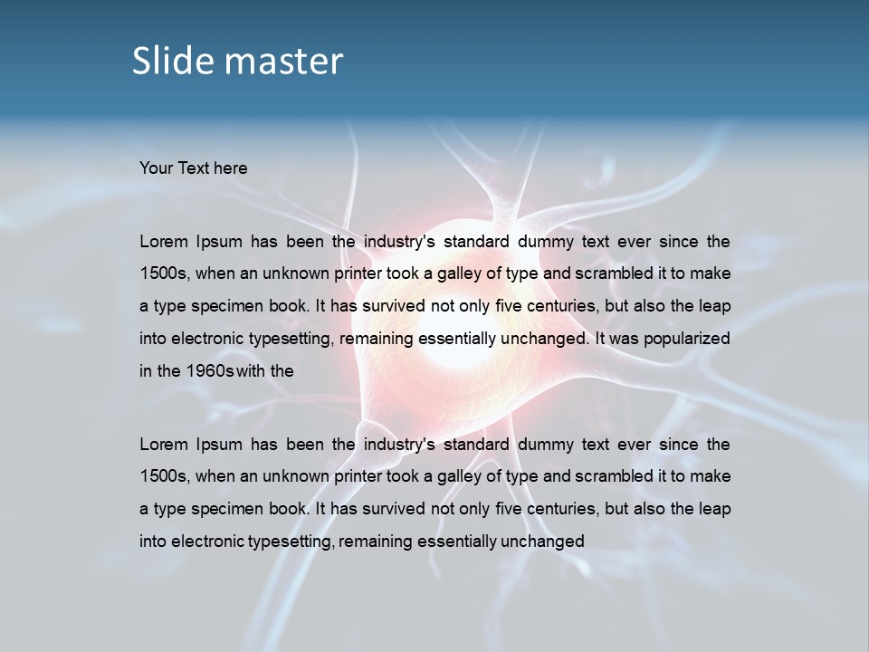 Axon Human Nucleus PowerPoint Template
