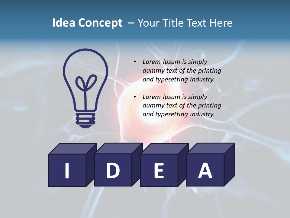 Axon Human Nucleus PowerPoint Template