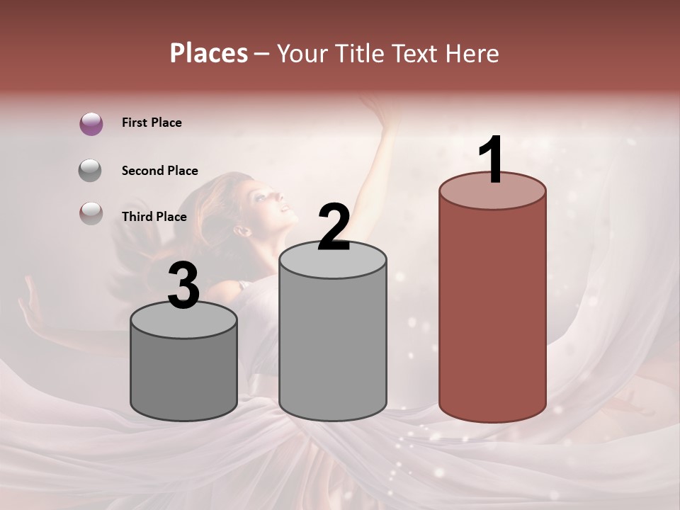 Art Glamour Lady PowerPoint Template